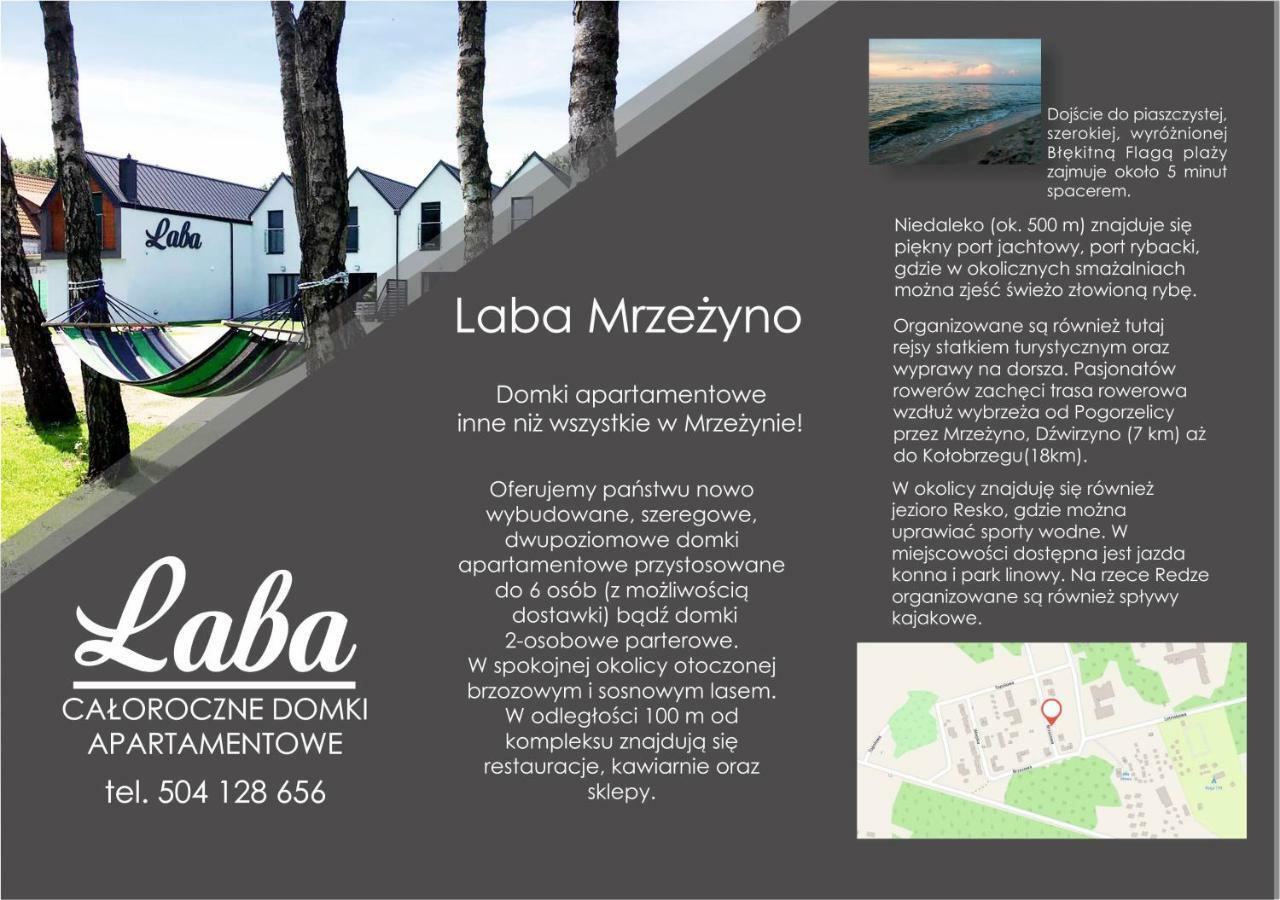 Laba Lejlighed Mrzeżyno Eksteriør billede